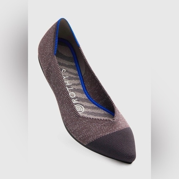 Rothy's Shoes - Rothy's The Point Twighlight Metallic Cap Toe Size 10 NWOB *RETIRED